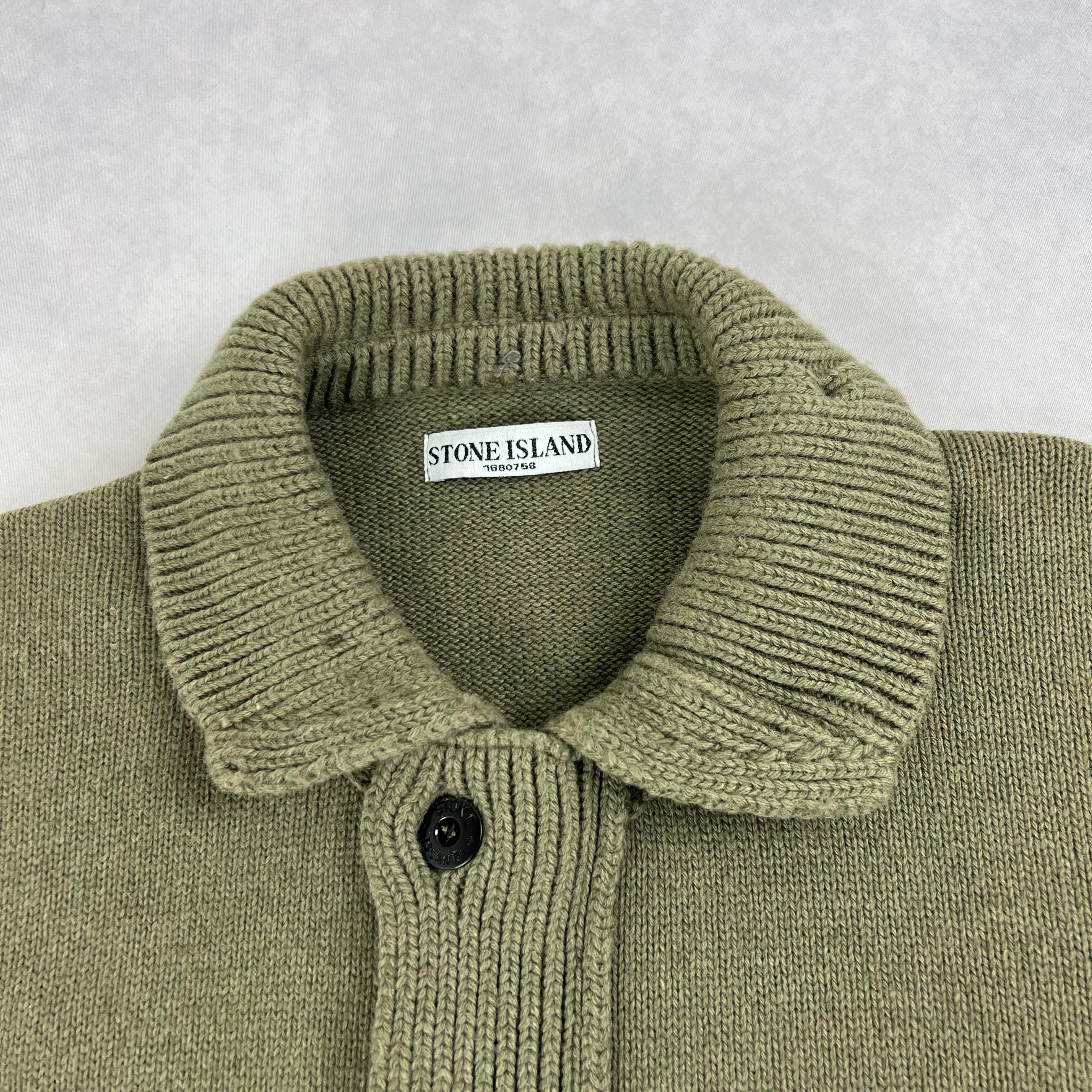 Stone Island Wool Cardigan