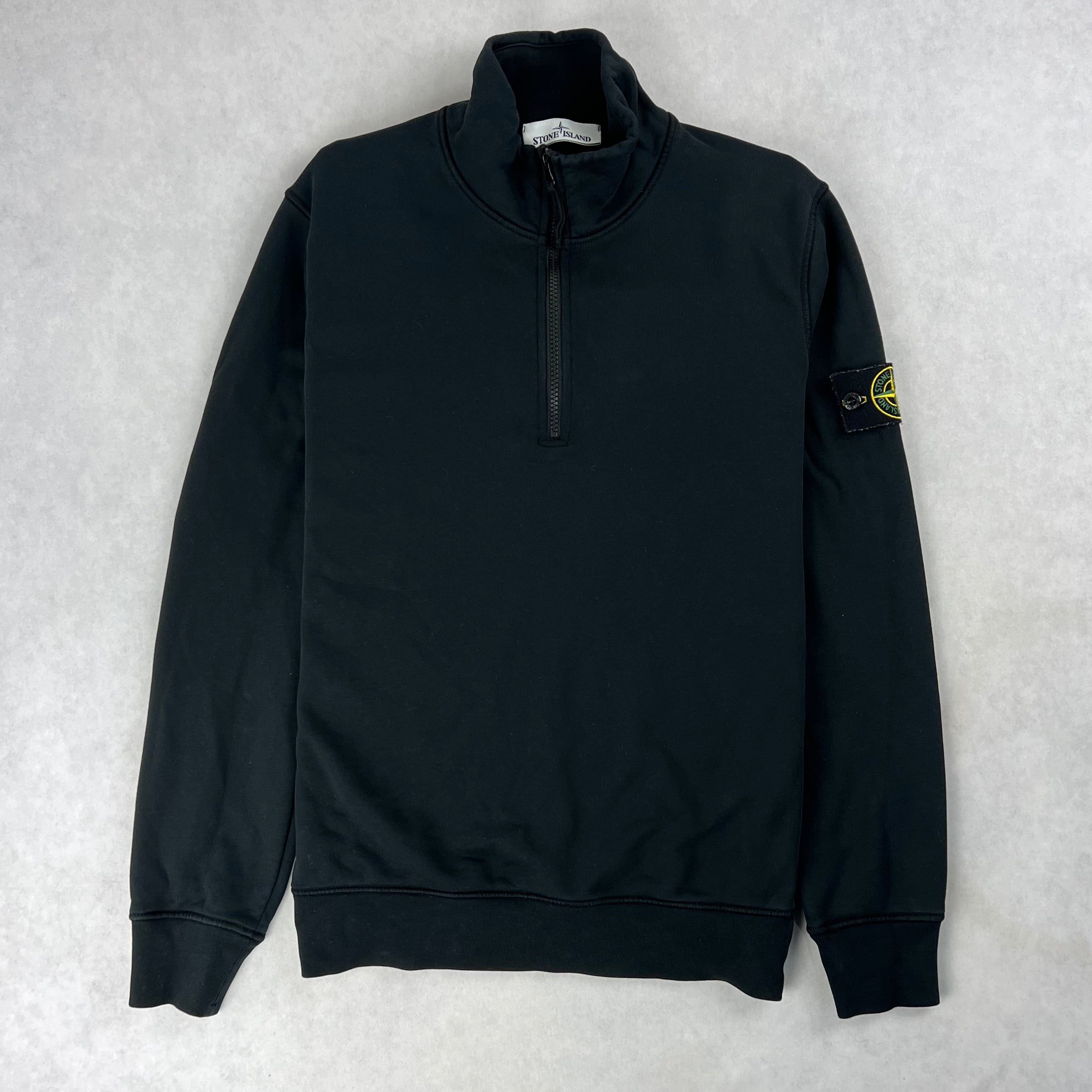 Stone Island Quarter Zip Sweatshirt