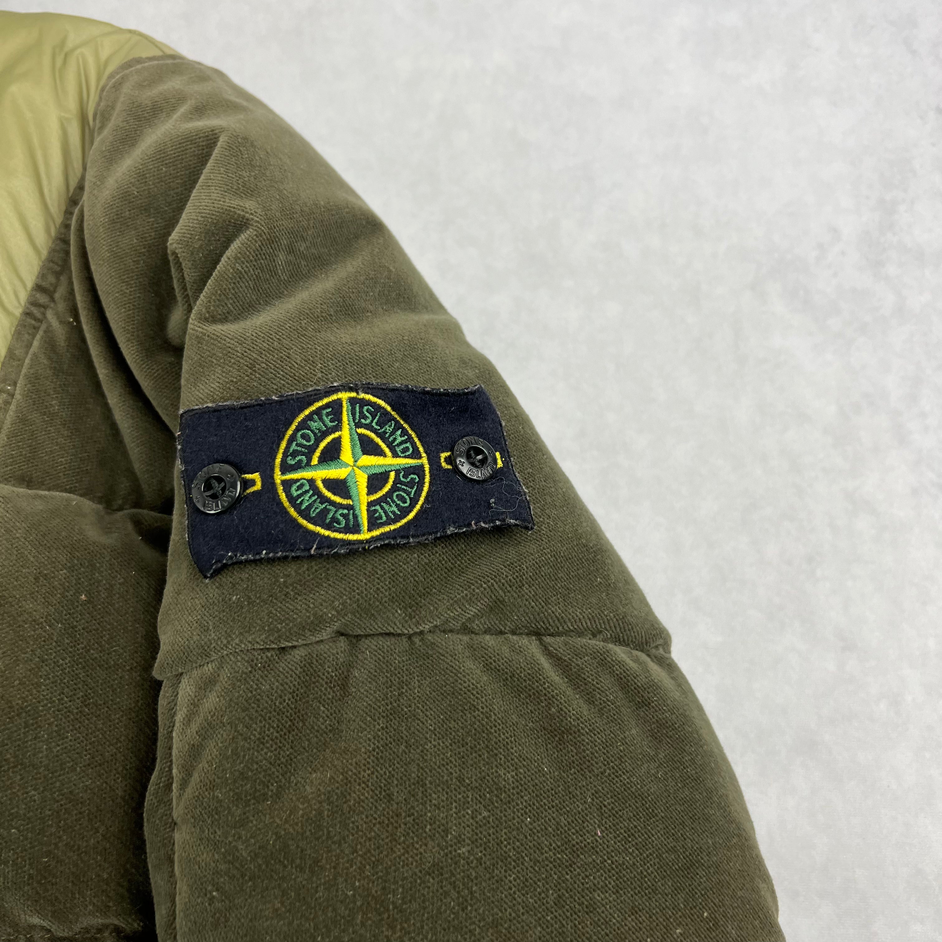 Stone Island Velvet Puffer Jacket