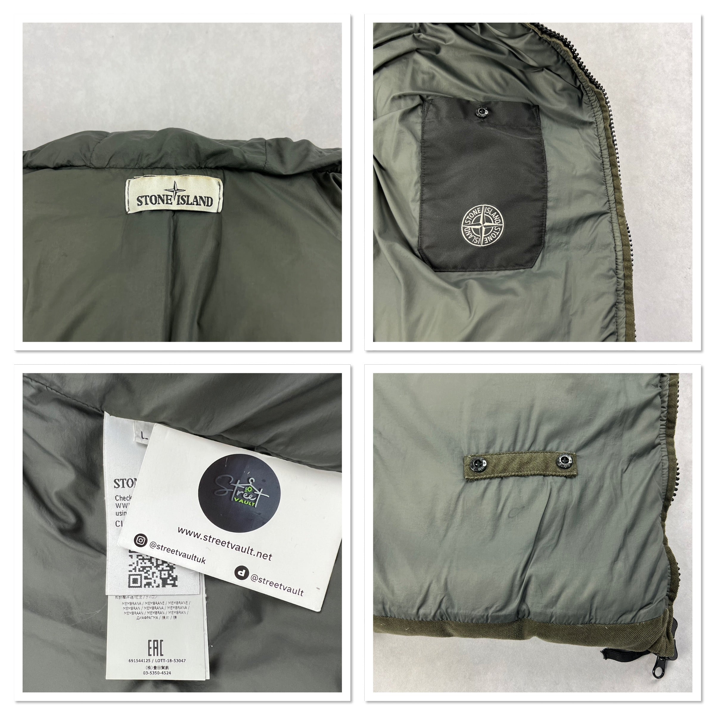 Stone Island Velvet Puffer Jacket