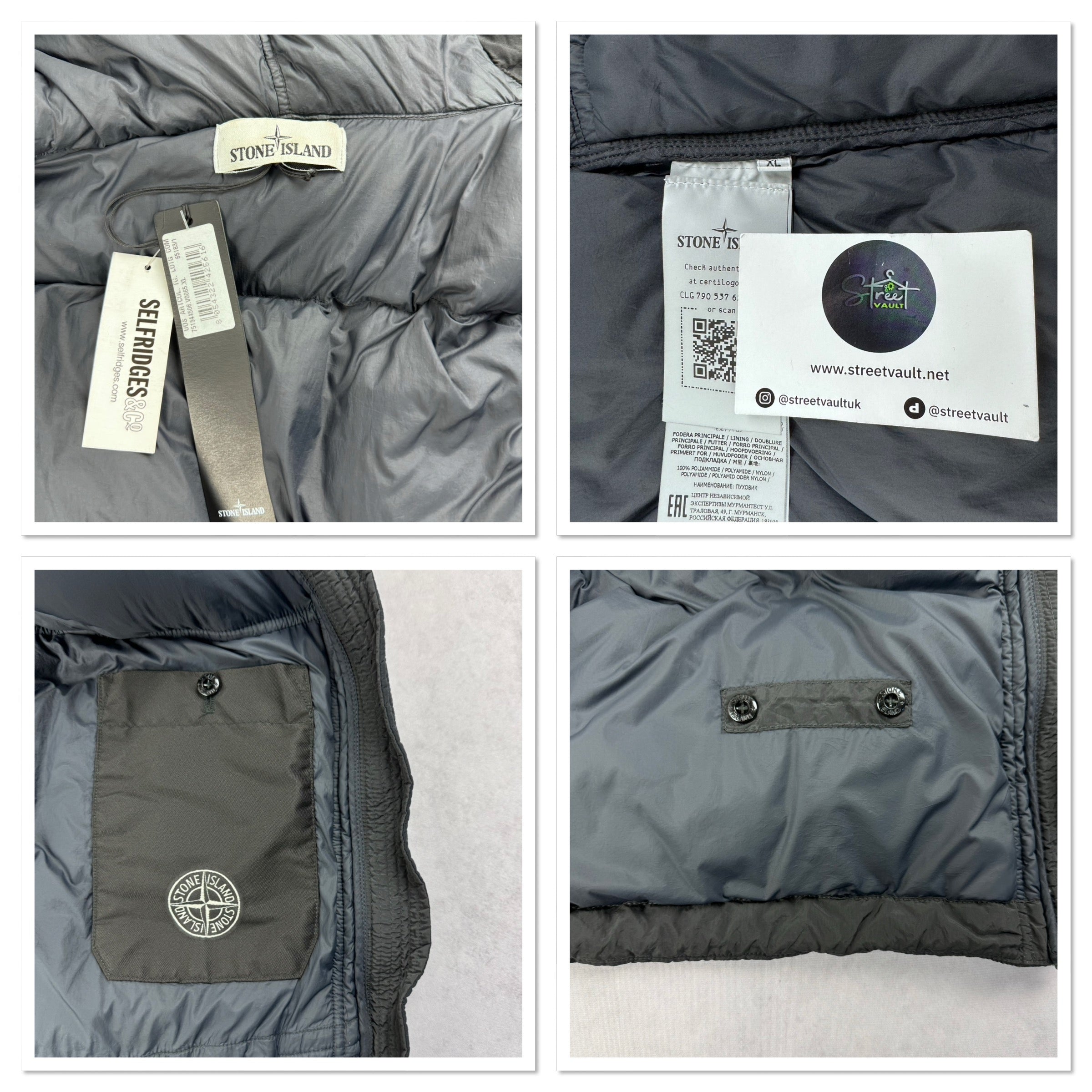 Stone Island Nylon Puffer Jacket